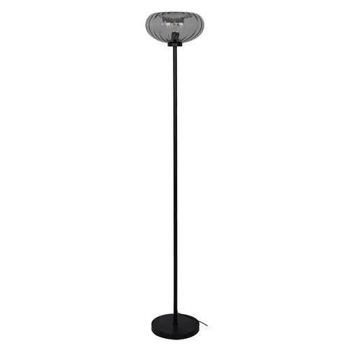 Lampadaire droit H. 160 cm VERRA Noir vue de face