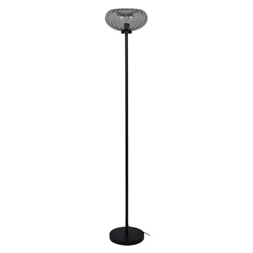 Lampadaire droit H. 160 cm VERRA Noir vue 3/4