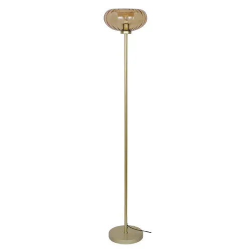 Lampadaire droit H. 160 cm VERRA Ambré vue 3/4