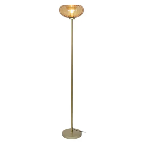 Lampadaire droit H. 160 cm VERRA Ambré