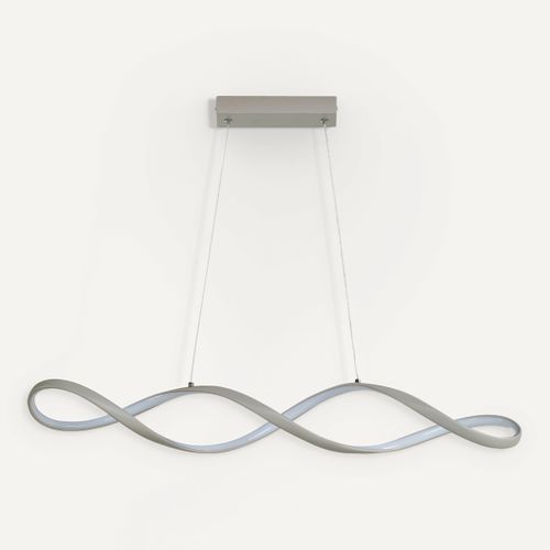 Suspension LED SOLEEN Gris vue de face