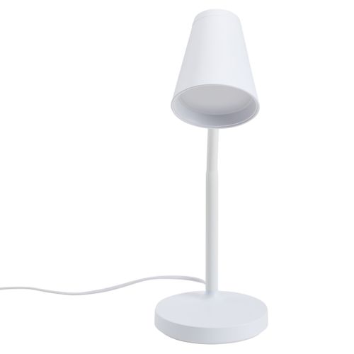 Lampe de bureau LED H. 42 cm ALUMA Blanc vue de face