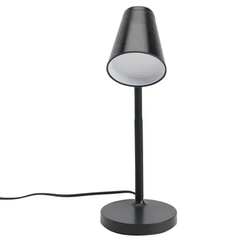 Lampe de bureau LED H. 42 cm ALUMA Noir vue de face