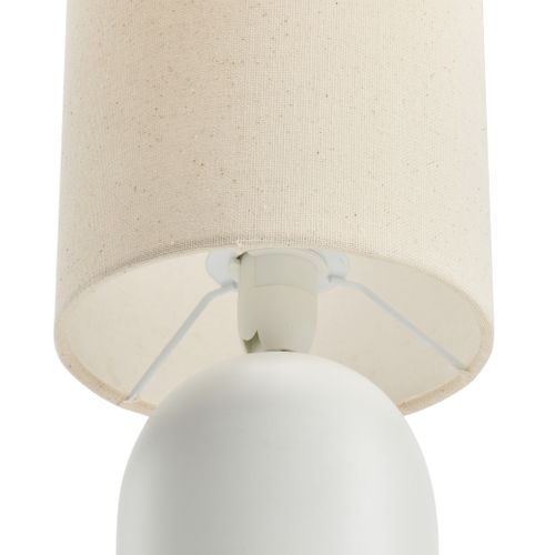 Lampe à poser H. 55 cm ISADORA Blanc vue détaillée
