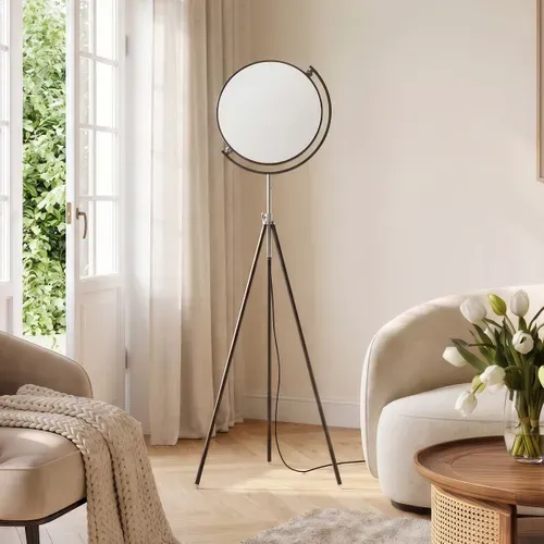 Lampadaire trépied H. 160 cm EDO Noir vue d'ambiance 1