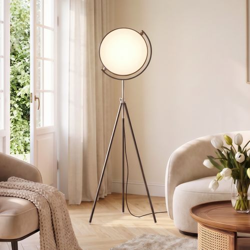 Lampadaire trépied H. 160 cm EDO Noir