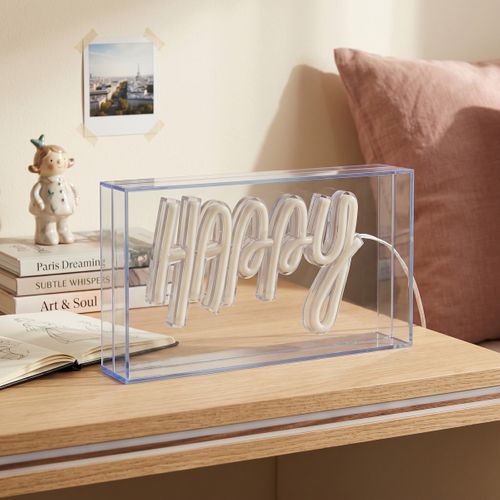 Happy néon LED USB HAPPY Multicolore vue d'ambiance 1
