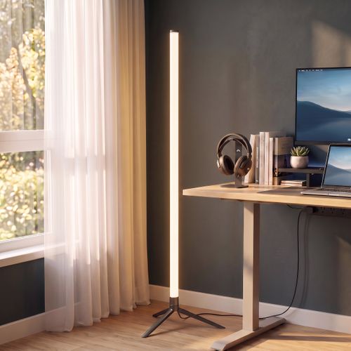 Lampe de sol LED RGB H. 136 cm TUBE Multicolore