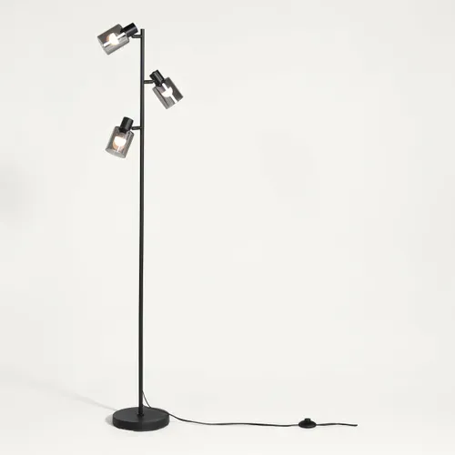 Lampadaire 3 têtes H. 150 cm ELIA Noir