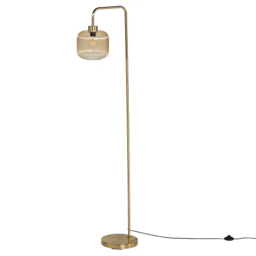 Lampadaire arc H. 160 cm GOLDY Doré vue 3/4