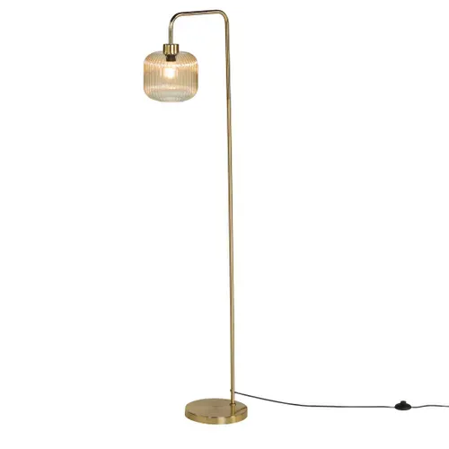 Lampadaire arc H. 160 cm GOLDY Doré