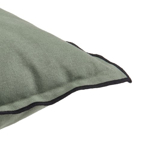 Coussin 40x40 cm BAHIA Kaki vue détaillée