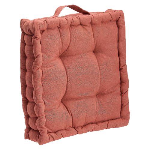 Coussin de sol 40x40 cm BAHIA Terracotta