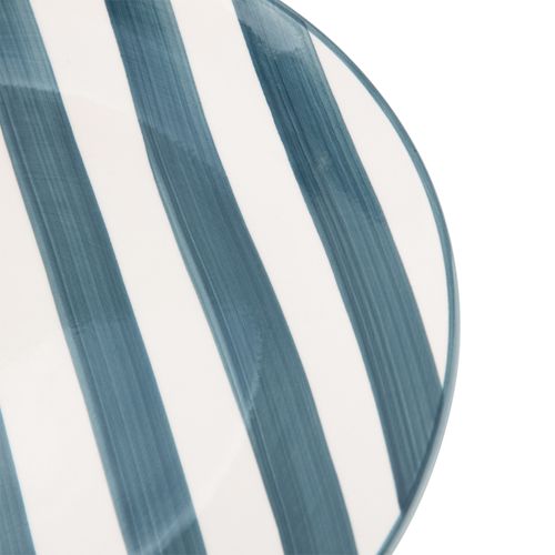 Service de vaisselle 12 pièces AMALFI Blanc / Bleu vue détaillée