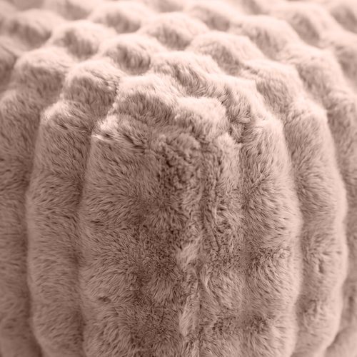POUF BELLO tissu grege vue détaillée