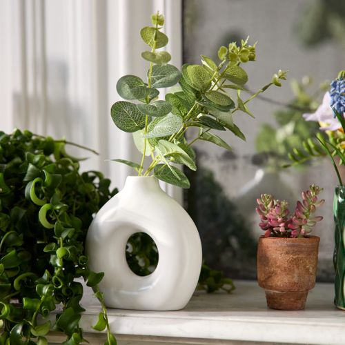 Eucalyptus en vase H. 30 cm HELENE Vert vue d'ambiance 1