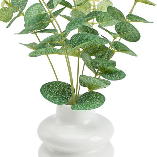 Eucalyptus en vase H. 32 cm HELENE Vert vue détaillée