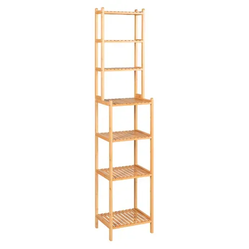 Etagère avec 7 niveaux ELIO Naturel vue 3/4