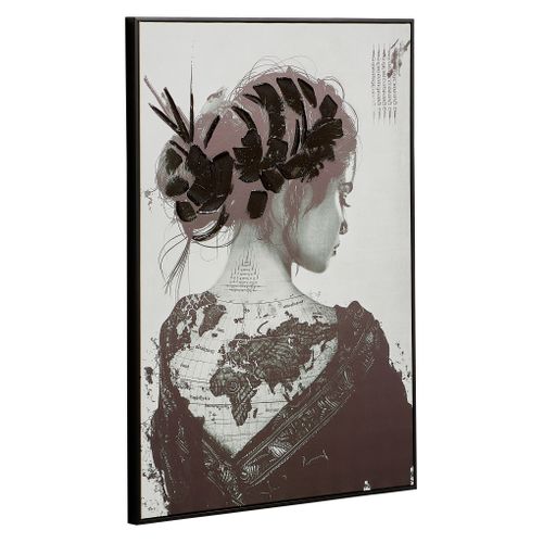 Tableau 48x68 cm SALOME Noir & blanc