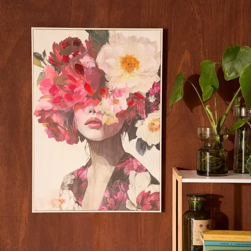 Tableau 48x68 cm OPHELIA Rose