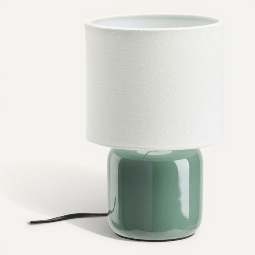 Lampe à poser H. 22 cm LISON Céladon vue 3/4