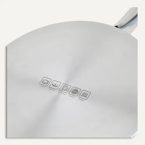 Batterie de cuisine 7 pièces NOVA Gris vue de derrière
