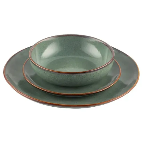 Service de vaisselle 12 pièces SIENA Vert