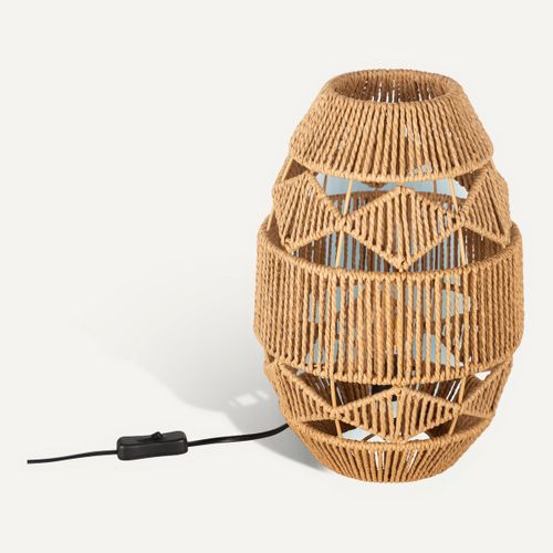 Lampe à poser H. 33 cm CANOPEE Marron vue 3/4