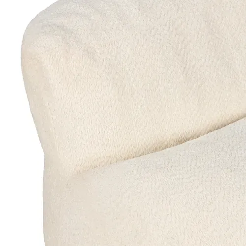 Fauteuil pouf compressé H95 cm CELINE Blanc vue détaillée