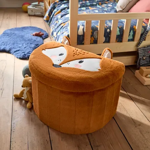 Pouf pliable pour enfant RENARD Orange