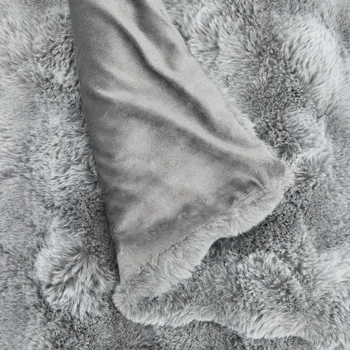 Plaid 130x170 cm SWEET Gris vue détaillée