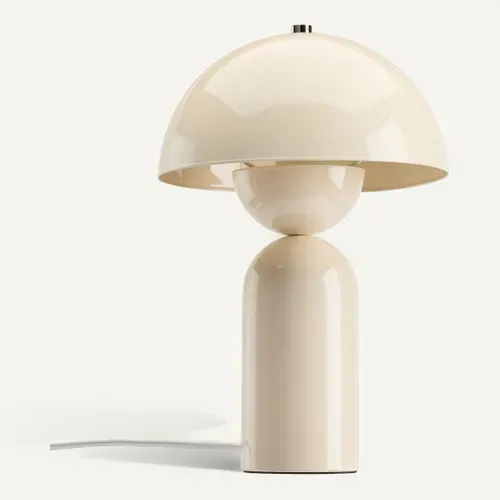 Lampe à poser H. 31 cm CAPSULA Beige vue 3/4