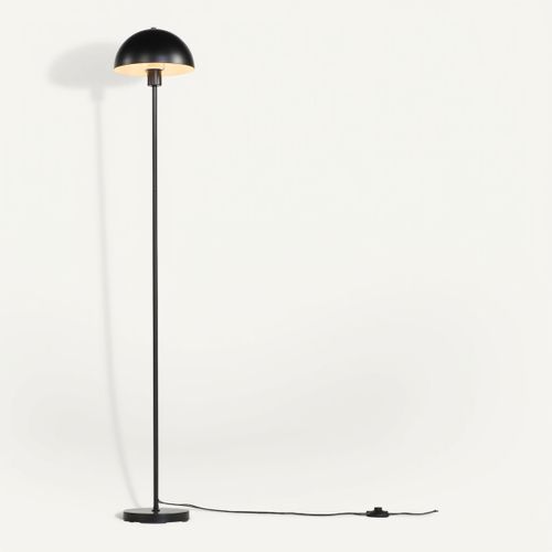 Lampadaire en métal H. 150 cm MATEO Noir