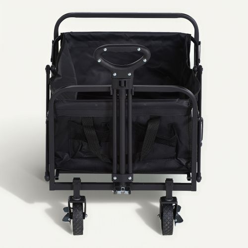 Chariot pliant - Noir vue de face