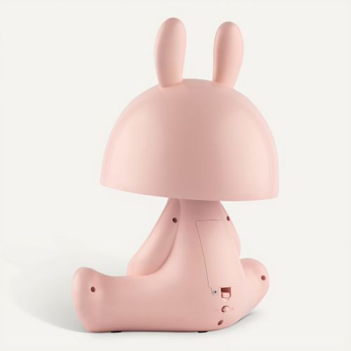 Lampe à poser enfant H. 22 cm MILO Rose vue de derrière