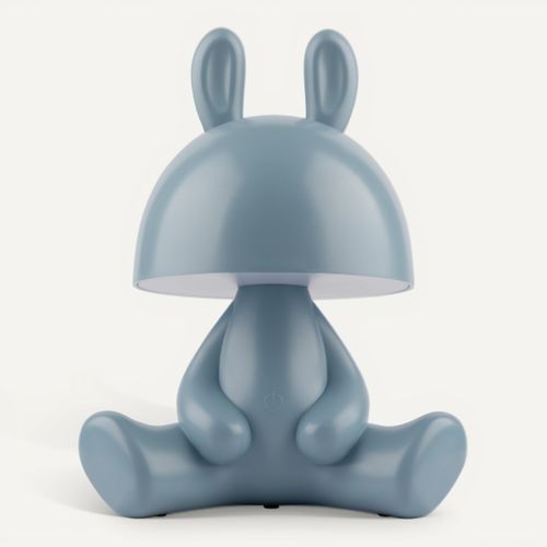 Lampe à poser enfant H. 22 cm MILO Bleu vue de face