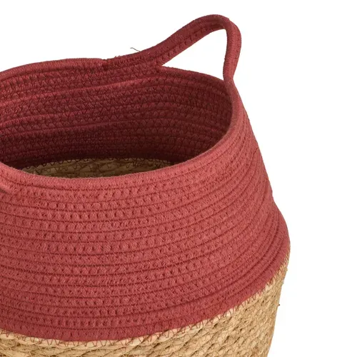 Panier 32x32 cm NINO Terracotta / Naturel vue détaillée