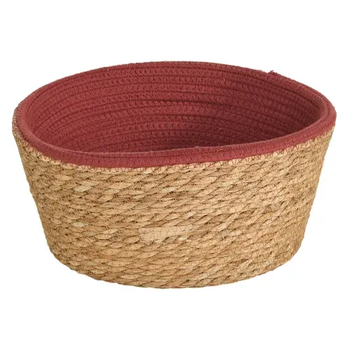 Panier 32x32 cm NINO Terracotta / Naturel