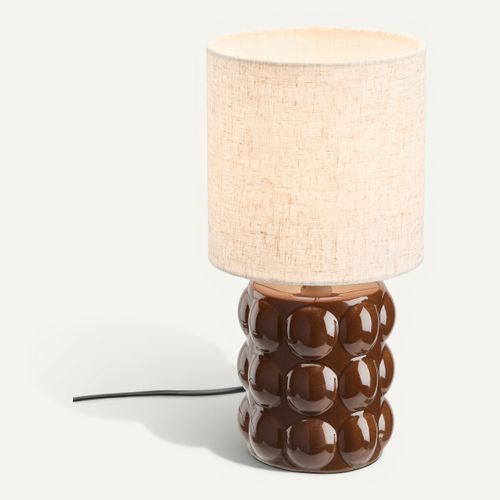 Lampe à poser H. 32 cm MARINE Marron