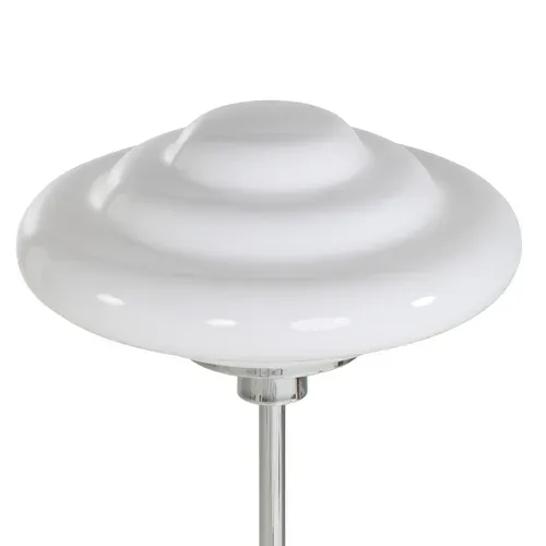 Lampadaire en métal H. 138 cm EMMA Chrome vue détaillée