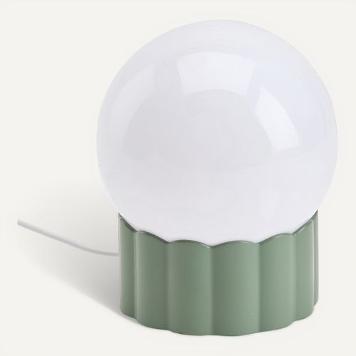Objet lumineux kaki H. 15 cm LUA KAKI Kaki vue 3/4