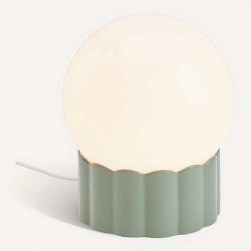 Objet lumineux kaki H. 15 cm LUA KAKI Kaki