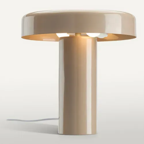 Lampe à poser H. 33 cm LUIS Taupe