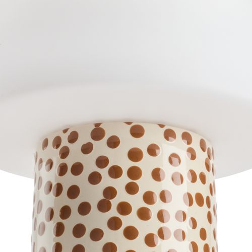 Lampe à poser H. 28 cm TOAD Blanc vue détaillée