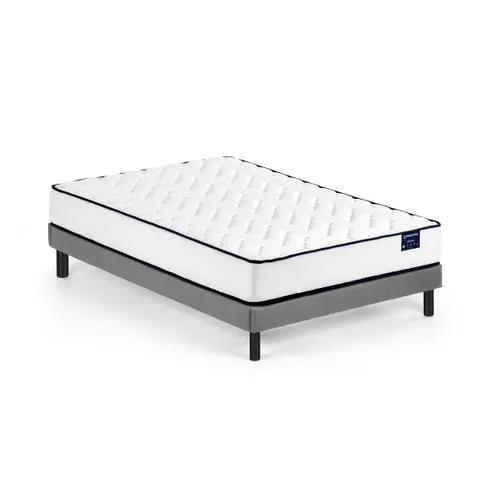 Matelas ressorts 140x190 cm DREAMEA COMPLICE ép.22 cm