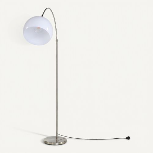 Lampadaire en métal H. 198 cm GIANNIS Blanc vue de face