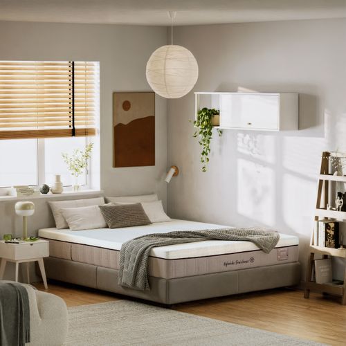 Matelas hybride 160x200 cm DREAMEA EDITION MEMOFRESH ép.25 cm vue d'ambiance 1