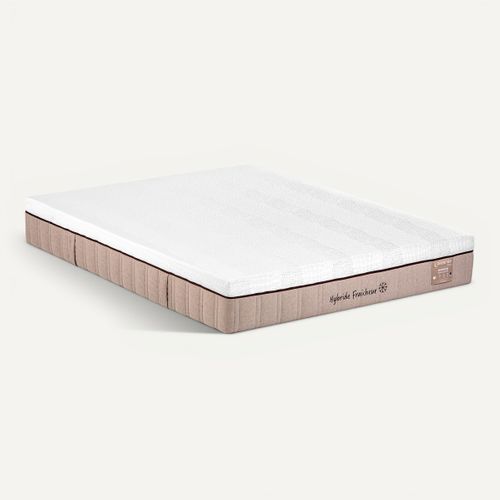 Matelas hybride 160x200 cm DREAMEA EDITION MEMOFRESH ép.25 cm vue 3/4