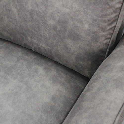 Canapé 2 Places électrique Relax Gris Anthracite Lito