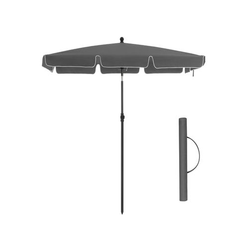 Parasol De Balcon Rectangulaire 2 X 1 25 M Protection Upf 50+ Ombrelle Toile Avec Revêtement